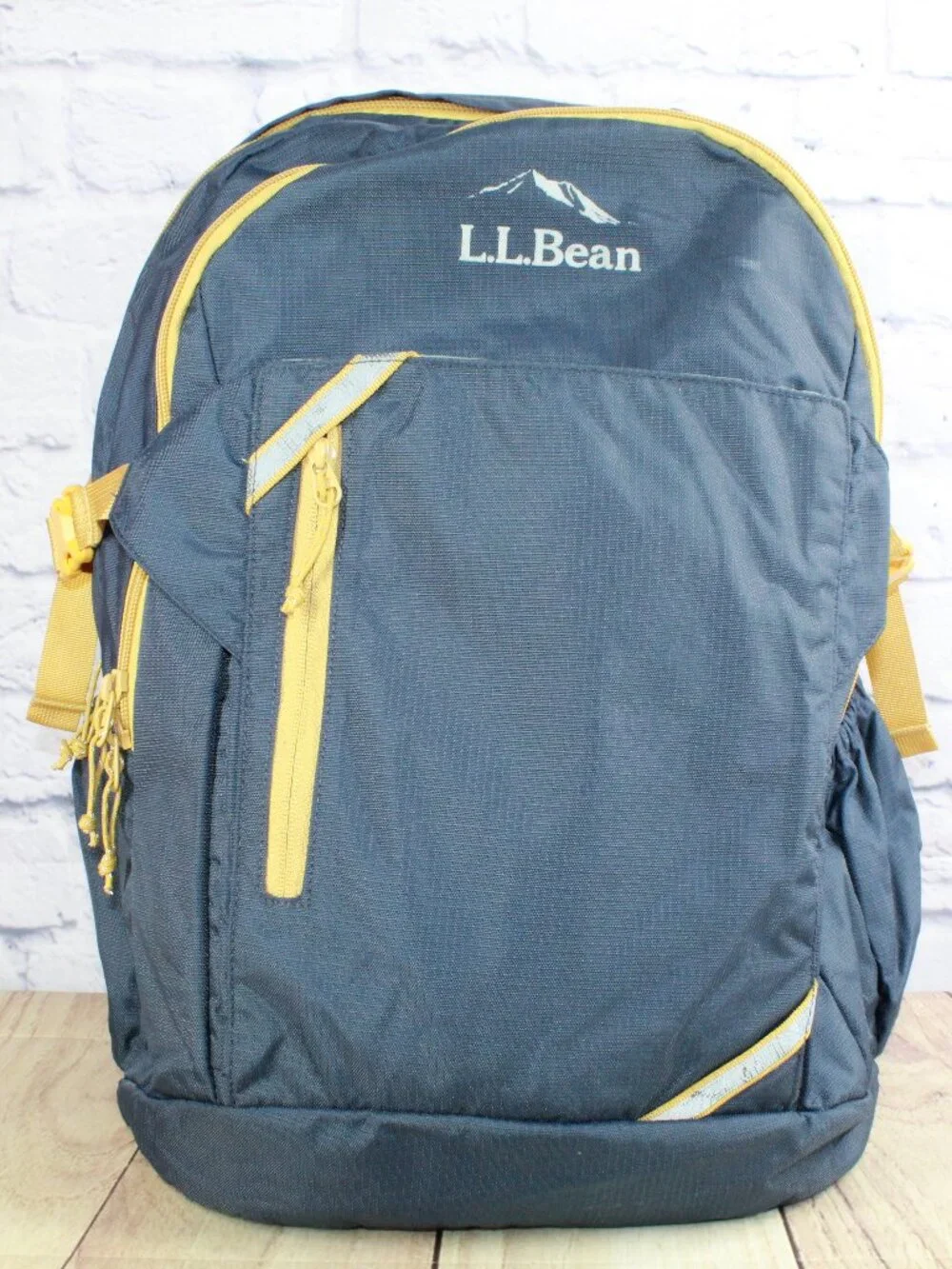 LL Bean Unisex Navy Adult Comfort Carry Portable Locker Pack 42L Hiking Backpack